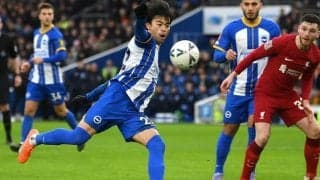 「メガマネーは時間の問題」リバプールを沈めた三笘薫の決勝弾を現地メディアも激賞！ビッグクラブ移籍の可能性も指摘