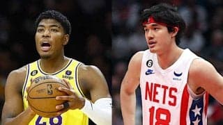 【NBA】ネッツ vs.レイカーズ戦の日本人対決は渡邊雄太が大勝　八村塁はスタメンの好機活かせず