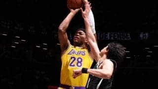 八村塁の移籍後初となる『日本人対決』が実現、渡邊雄太が攻守で存在感を見せたネッツがレイカーズに勝利！