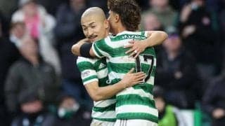 前田大然の“顔面ゴール”にチームメイトも思わず笑う 間近からの映像をクラブが公開