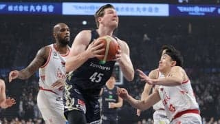 琉球ゴールデンキングスが100点ゲームで快勝…ジャック・クーリーが25得点13リバウンドの活躍