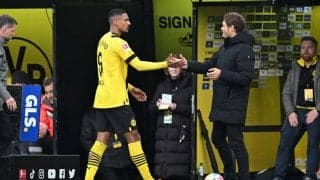 精巣がん克服のアラーが復活弾、指揮官も「幸せな瞬間」と祝福