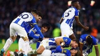 三笘の唯一の欠点？中々決まらないゴールパフォーマンスをファンも心配！「毎回誰かしら倒してる」