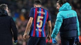 負傷のブスケッツ、最低でも15日間離脱か…ELユナイテッドとの1stレグは厳しく