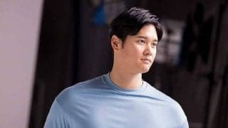 【MLB】大きなメロン肩が「隆々しい」　顔と同じサイズ…大谷翔平の上腕に「見入ってしまう」