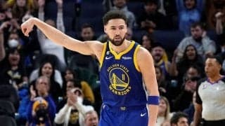 トンプソンがシーズン最多12本の3Pを沈め42得点をマーク…ウォリアーズが27点差でサンダーを下し快勝