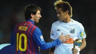 メッシvsネイマールにイニエスタも！日本開催11年クラブW杯決勝の写真が再脚光「この2人が親友となり最強3トップになるとは」