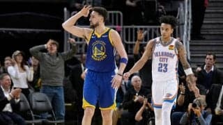 カリー不在のウォリアーズが快勝、42得点のクレイ・トンプソンは「みんなで戦っていくこと」と苦難を乗り越える鍵を語る