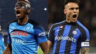 【セリエA第22節プレビュー】ナポリとインテルは下位に沈む格下と対戦