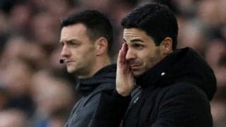 逃げ切れずのアルテタ、相手の同点ゴールに「オフサイドを期待したが…」