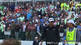 【動画】ギャラリー大喝采！松山英樹、10番で9メートルのバーディパット沈める