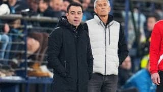 「満足してここを去る」公式戦11連勝で首位快走のバルサ、チャビ監督は難敵相手の勝利を喜ぶ「どちらが奪うかだった」