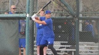 【MLB】鈴木誠也「元気ですよ」　新ステップ打法で豪快アーチ、2019年MVPと“豪華共演”