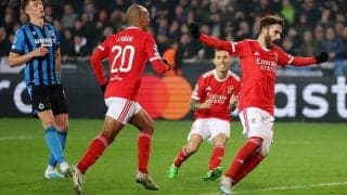 終始優勢のベンフィカが敵地でブルージュに快勝、2季連続ベスト8進出へ前進《CL》