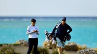 強風のサウジも「楽しんで」 笹生優花が新キャディと2戦目