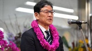 宮崎入りの侍J栗山監督、メンバーに自信「世界に散らばっている選手が集まった」