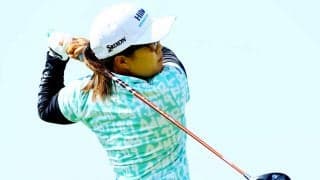 ダボ発進から… 畑岡奈紗は上がり3連続バーディで13位