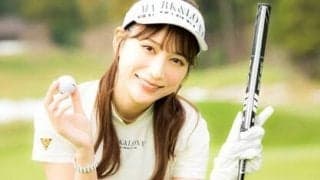 雪平莉左がバンカーショットの必須３カ条を習得。ボールがフワっと上がって、バックスピンもかかった