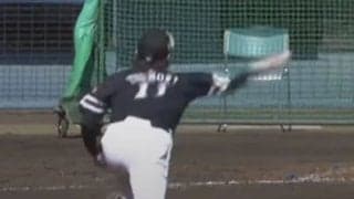 「どえらい落ち方」　サイドから急速落下…助っ人も驚愕の“魔球”が「エグい」