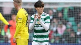 古橋亨梧の欠場懸念をセルティック指揮官が払拭！　今週末も「いけるよ」