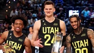 クラークソンら地元選手で構成された「チーム・ジャズ」がスキルズチャレンジを制覇