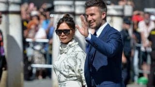 ベッカム一家は雪上でもスター！スキー&スノボ姿で「ゲレンデでの思い出」「アルプスからのキス！」