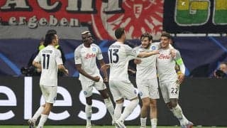 ナポリが鎌田フル出場のフランクフルトに敵地で先勝、コロ・ムアニ退場が響く《CL》