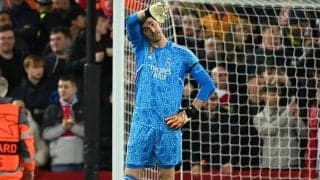 「アリソンもやった」痛恨ミスで失点も勝利のクルトワ、両守護神にミスが生まれたリバプール戦に言及「ちょっと不運だった」