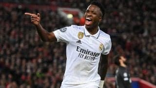 「理不尽」「圧倒的な個の力」相手に囲まれても関係ないヴィニシウスの強烈シュートにファンも驚き「少しでも隙与えたら失点」