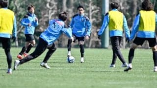 「やるかもしれないですね（笑）」川崎・大島僚太が鹿島戦に向けた練習で最終ライン入り!? 離脱者が続く川崎で、まさかのポジション挑戦も…知念への警戒感も表す