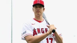 【MLB】“モデル”大谷翔平が「ただただカッコいい」　ポーズで際立つ肉体「大きくなった」