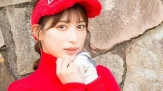 雪平莉左が難敵「砂の硬いバンカー」からの脱出に成功。クラブヘッドを砂の中に潜らせるコツを学んだ