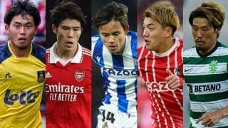 久保、堂安、冨安、守田、町田と日本人5名が残るEL、WOWOWが組み合わせ抽選会をライブ配信