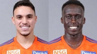 「すっごく元気貰えた!!」「笑い方つられる」新潟新加入の助っ人はコンビネーションばっちり、デンと陽気な絡みを披露！