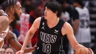 ネッツが序盤から大量リードを許しブルズに敗戦…渡邊雄太は終盤に出場し3得点