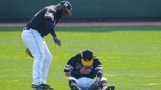 侍戦士も驚愕…“空中一回転”が「痺れたぁぁ！」　ヒット強奪の爆速美技が「最高」