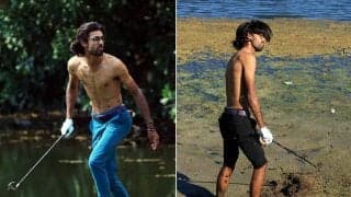 半裸で2度のウオーターショット PGAツアーで珍事