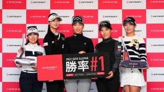 オデッセイイベントに女子プロ5人が登場 西村優菜は“ツノ型”がお好き