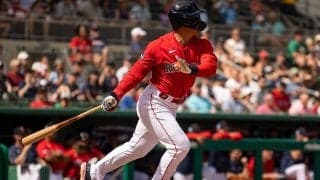 【MLB】吉田正尚、右中間二塁打で“メジャー初安打”　OP戦初打席で好結果、侍J合流へ好発進