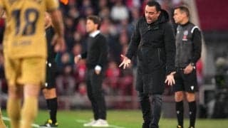 アルメリアに不覚のチャビ「今季最低の試合。腹立たしい」…サポーターに謝罪も