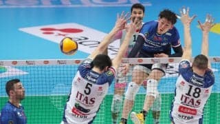 石川祐希のミラノ　トレンティーノに惜敗で、コッパ・イタリア準決勝敗退