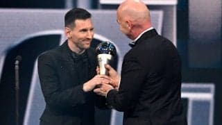 メッシが2度目のThe Best FIFA最優秀選手に！「キャリアに起きた最も美しいこと」…男子はアルゼンチン勢が占める