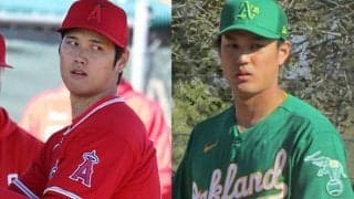 【MLB】大谷翔平、藤浪晋太郎と9年ぶり投げ合い　若手捕手と初バッテリー、両軍スタメン発表