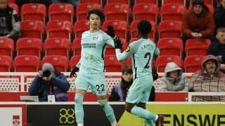 【プレミアリーグ】「彼の知性が唯一の得点に」三笘薫、今季3アシスト目でゴール関与数は「10」　FA杯準々決勝進出に貢献