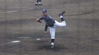 期待の左腕 岩城トヨタ相手に３回６奪三振！ 清水監督「成長してきた」ー薩摩おいどんカップ