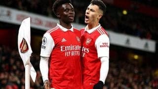 サカ＆マルティネッリが今季PL2桁ゴールに到達！　完勝リベンジのアーセナルが2位シティと5pt差に《プレミアリーグ》