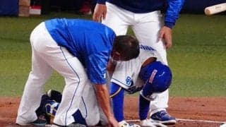 150キロ直撃で立ち上がれず「嫌な音したな」　中日の希望を襲った“悲劇”にSNS沈痛