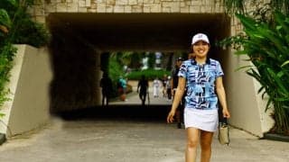 「ちょっとダフったんですが…」 古江彩佳が今季2度目のイーグルで3位発進