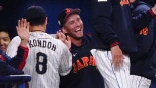 ヌートバー歓迎「Tシャツも笑ってる」　侍ナインお揃い“奇跡のデザイン”が「粋だねー」