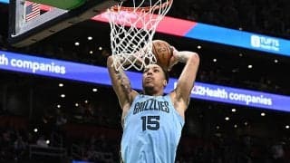 ナゲッツ戦で負傷退場したブランドン・クラーク…アキレス腱断裂で今季の欠場が発表